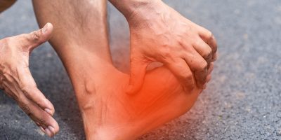 symptom pain ankle of men.